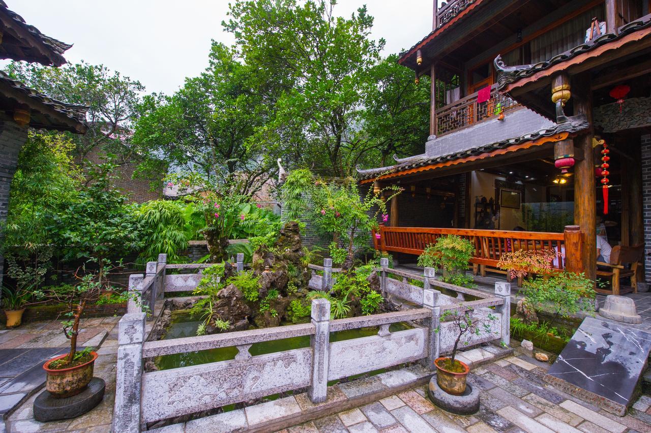 Yangshuo Scenic Mountain Retreat Hotell Exteriör bild