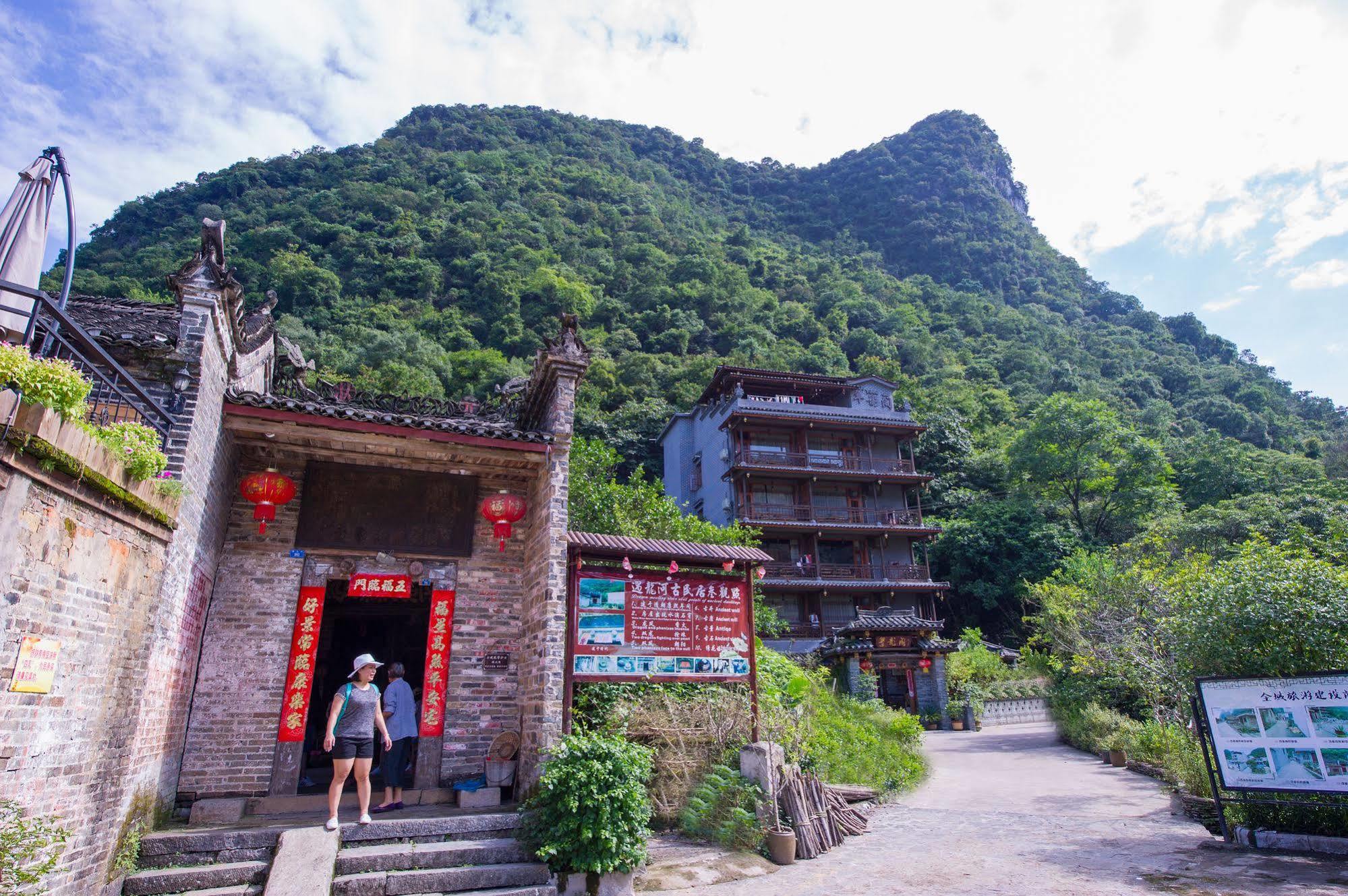 Yangshuo Scenic Mountain Retreat Hotell Exteriör bild