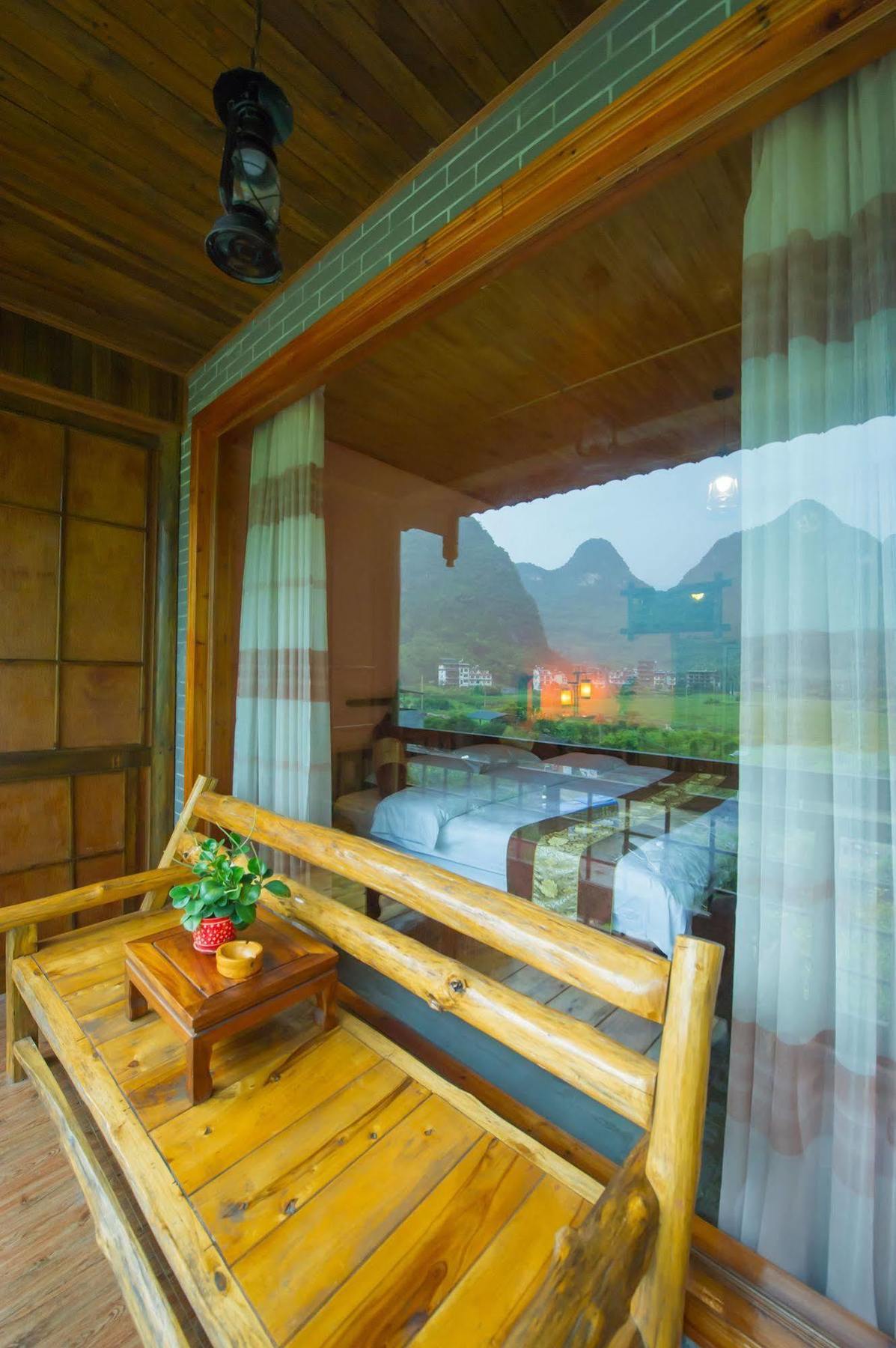 Yangshuo Scenic Mountain Retreat Hotell Exteriör bild