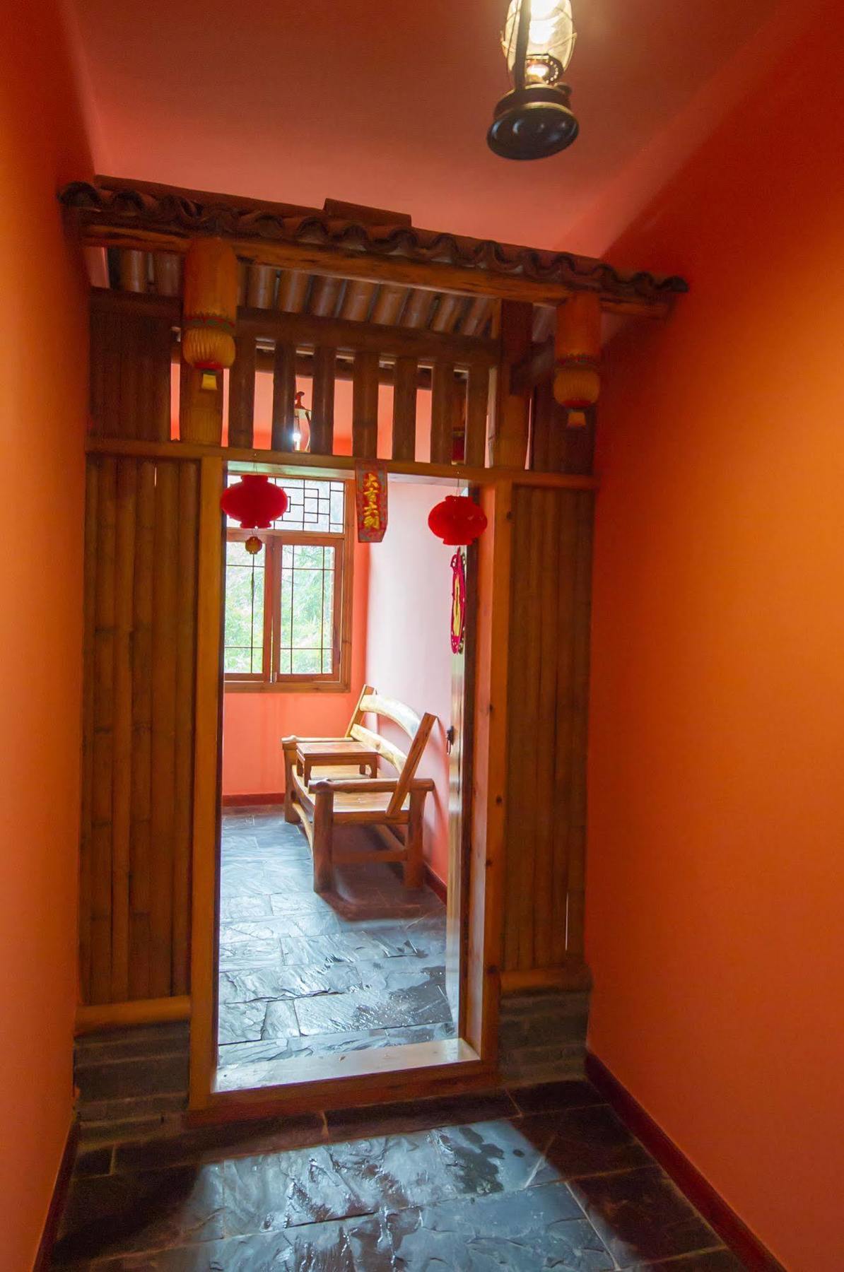 Yangshuo Scenic Mountain Retreat Hotell Exteriör bild