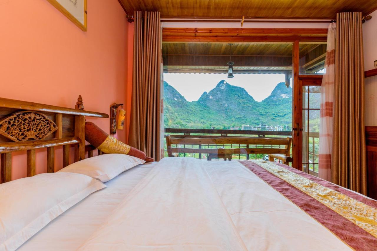 Yangshuo Scenic Mountain Retreat Hotell Exteriör bild