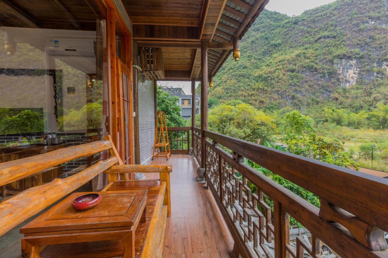 Yangshuo Scenic Mountain Retreat Hotell Exteriör bild