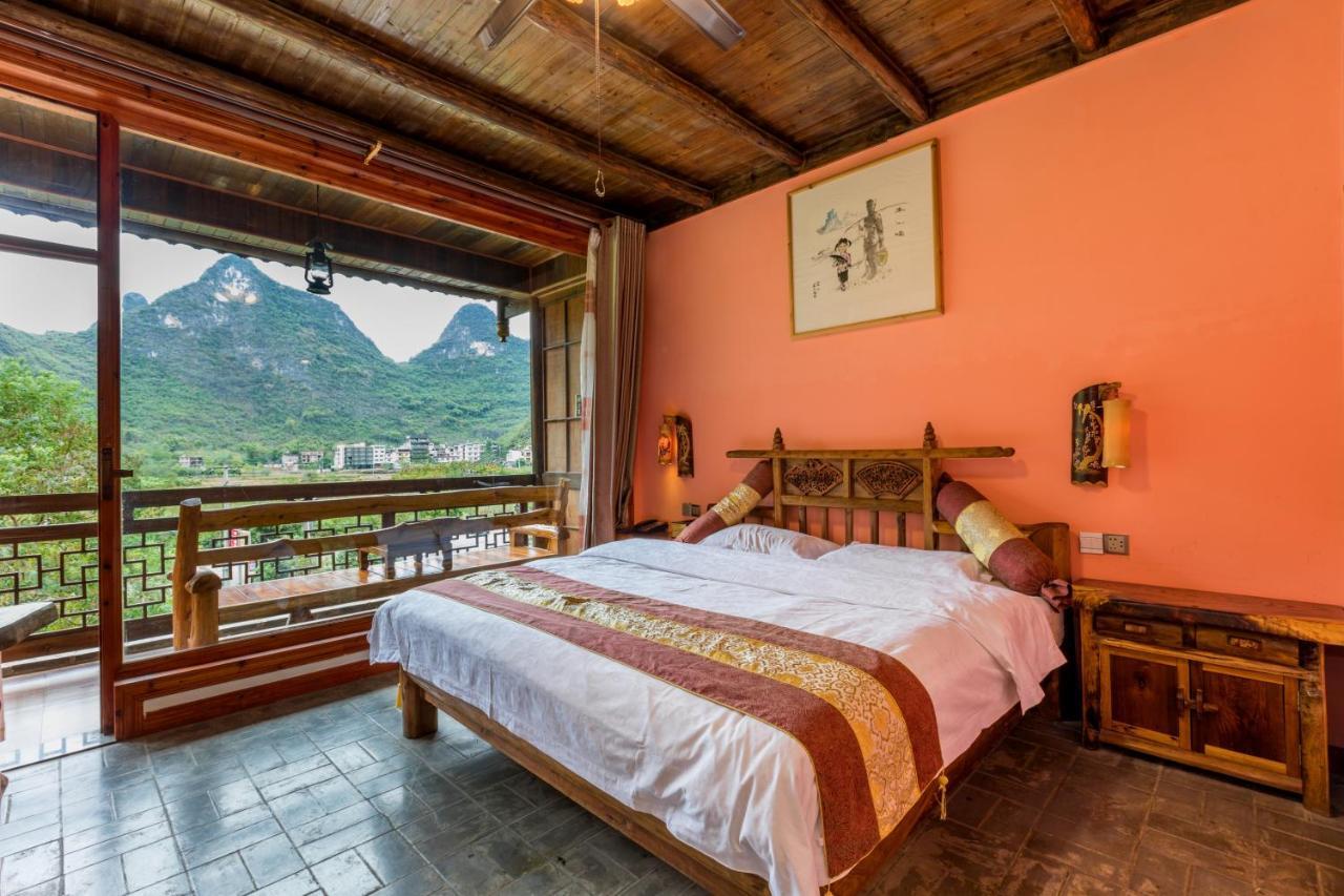 Yangshuo Scenic Mountain Retreat Hotell Exteriör bild